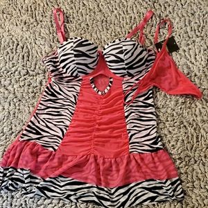 Lingerie Top and Panty Set M with tags